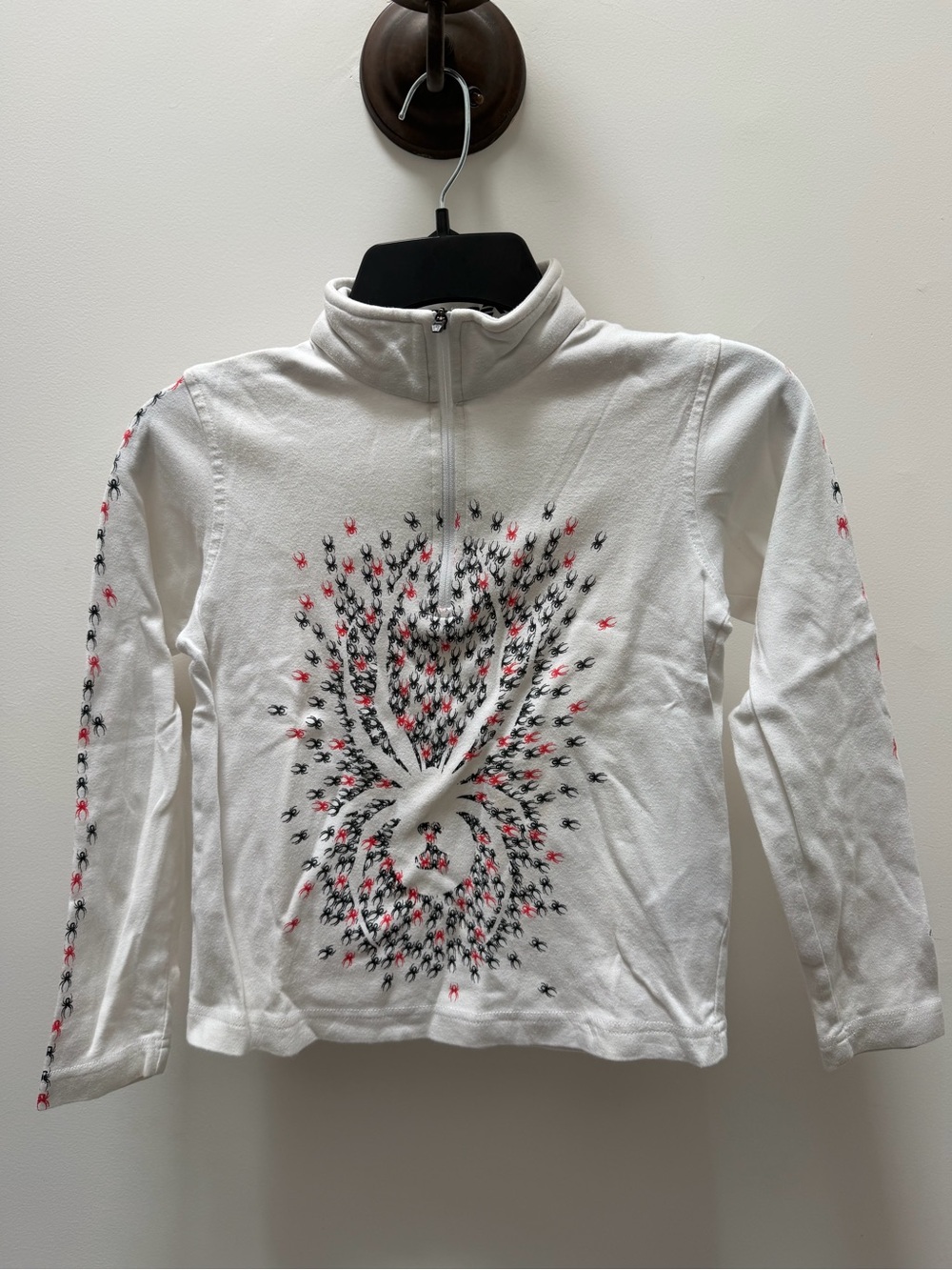Spyder Kids Long Sleeve Spider Print Top. Kids Small. Base Layer.